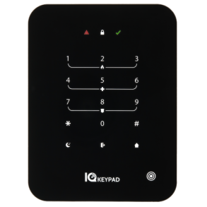 IQ betjeningspanel med prox Sort