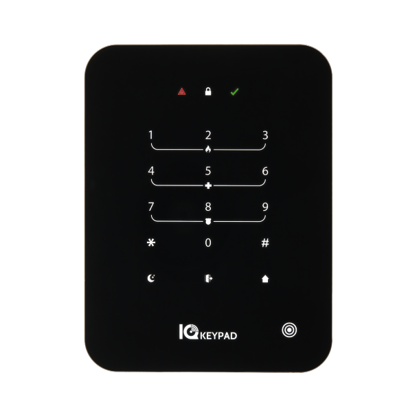IQ betjeningspanel med prox Sort