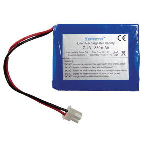 Batteri 7,4 Vdc-850 mAh til radius/duo