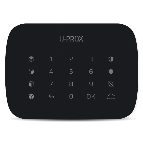 U-Prox Touch Betjenngspanel G4 - Sort
